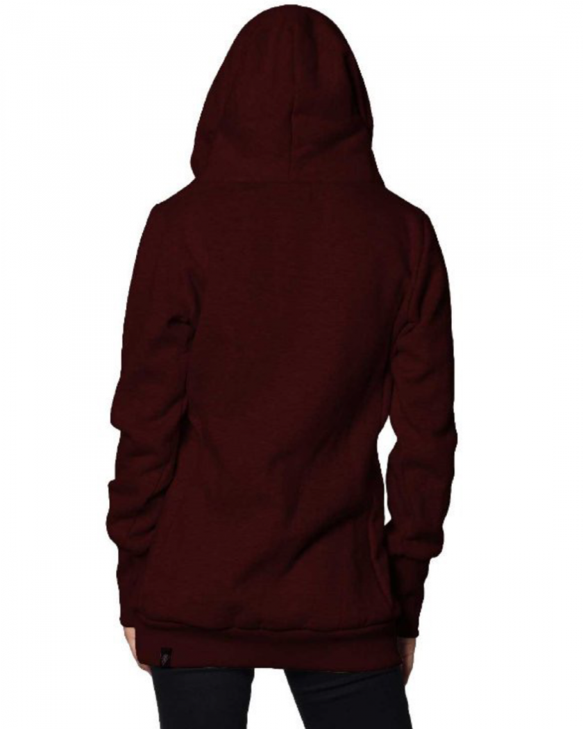 LOVELY REAPER Hood Sweat In Bordeaux
