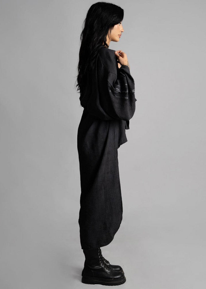 YUKATA WO Kimono In Black