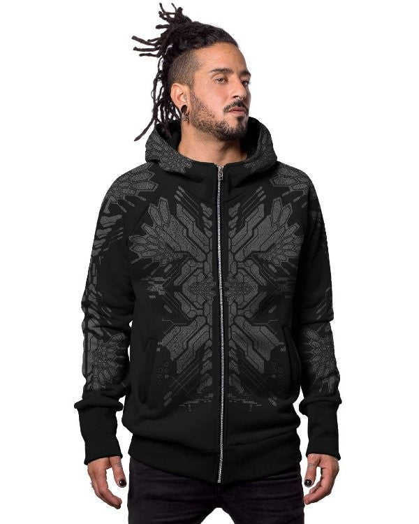 FUSHICHO Hooded Jacket In Black