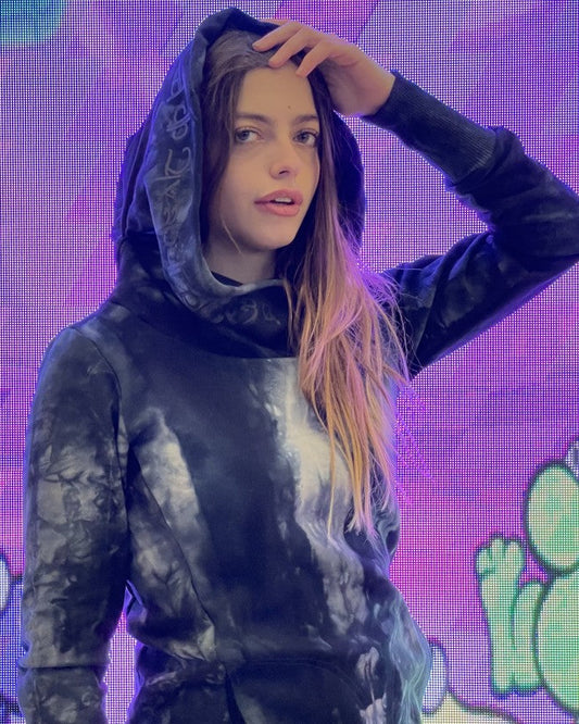 LOVELY REAPER Hood Sweat In Tie Dye
