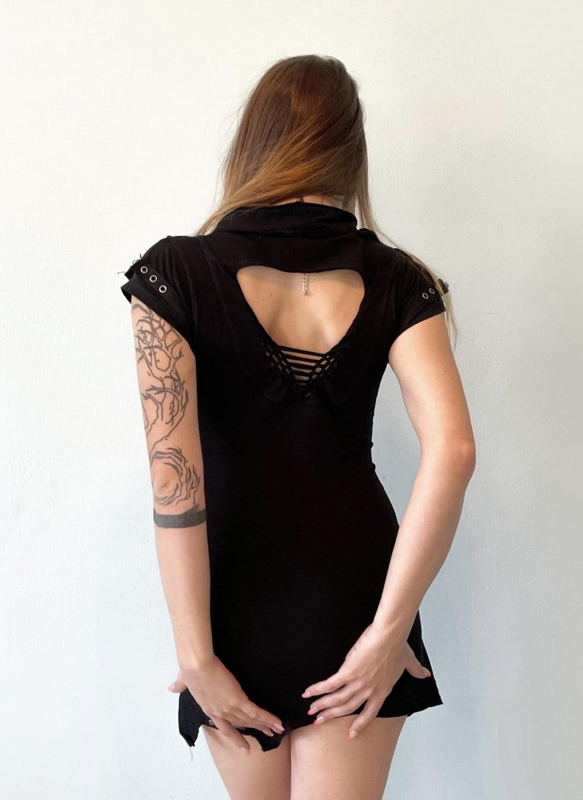 BILLY Short Sleeve Top In Black