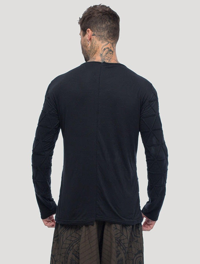 ZENTANGLE Long Sleeves Shirt In Black