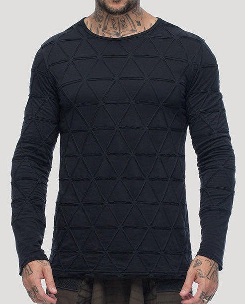 ZENTANGLE Long Sleeves Shirt In Black