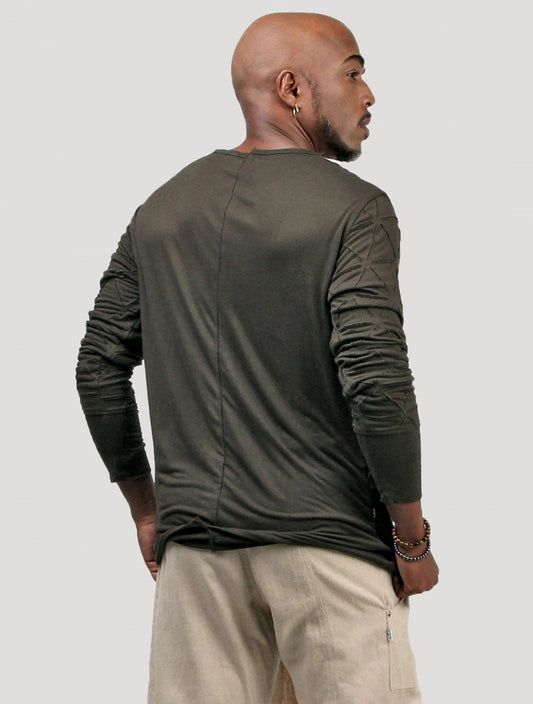 ZENTANGLE Long Sleeves Shirt In Olive