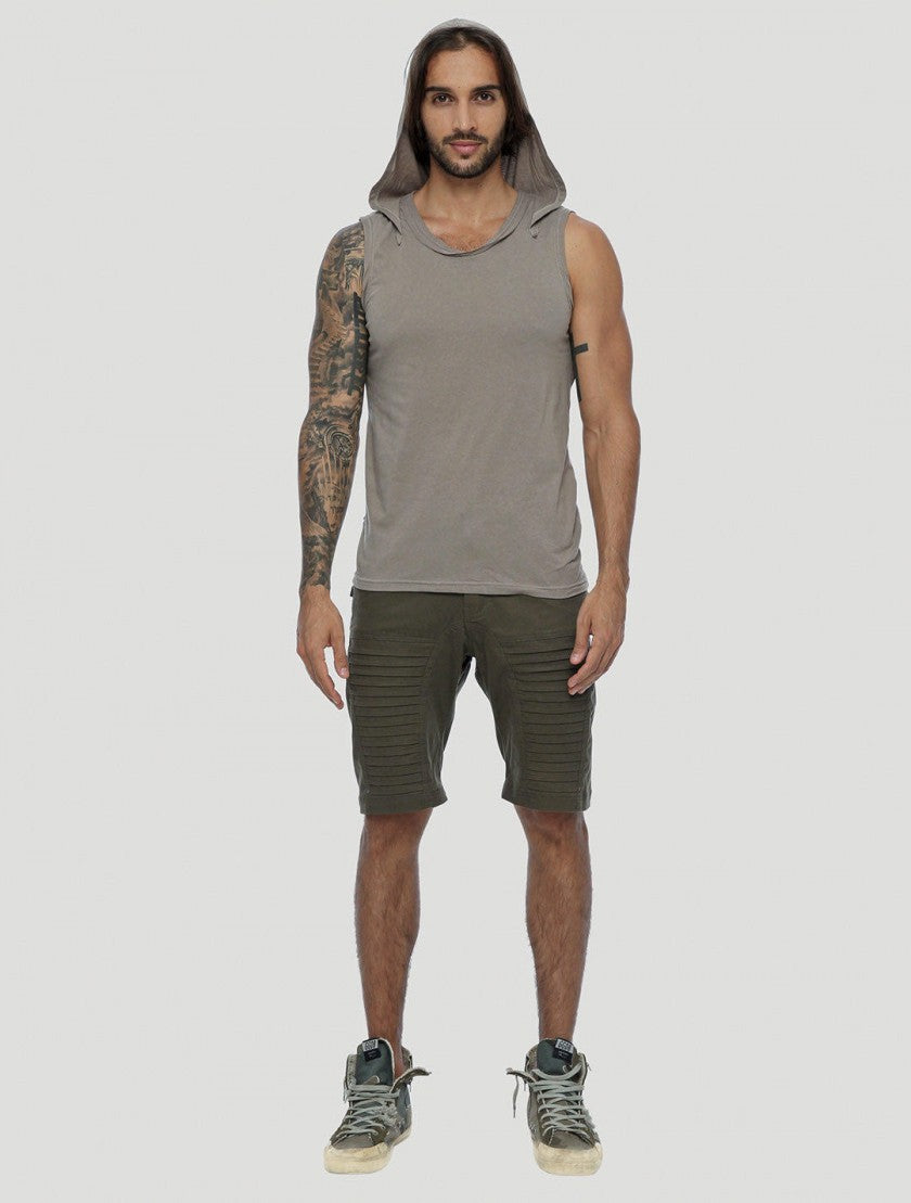 TIGER Sleeveless Tee In Steel