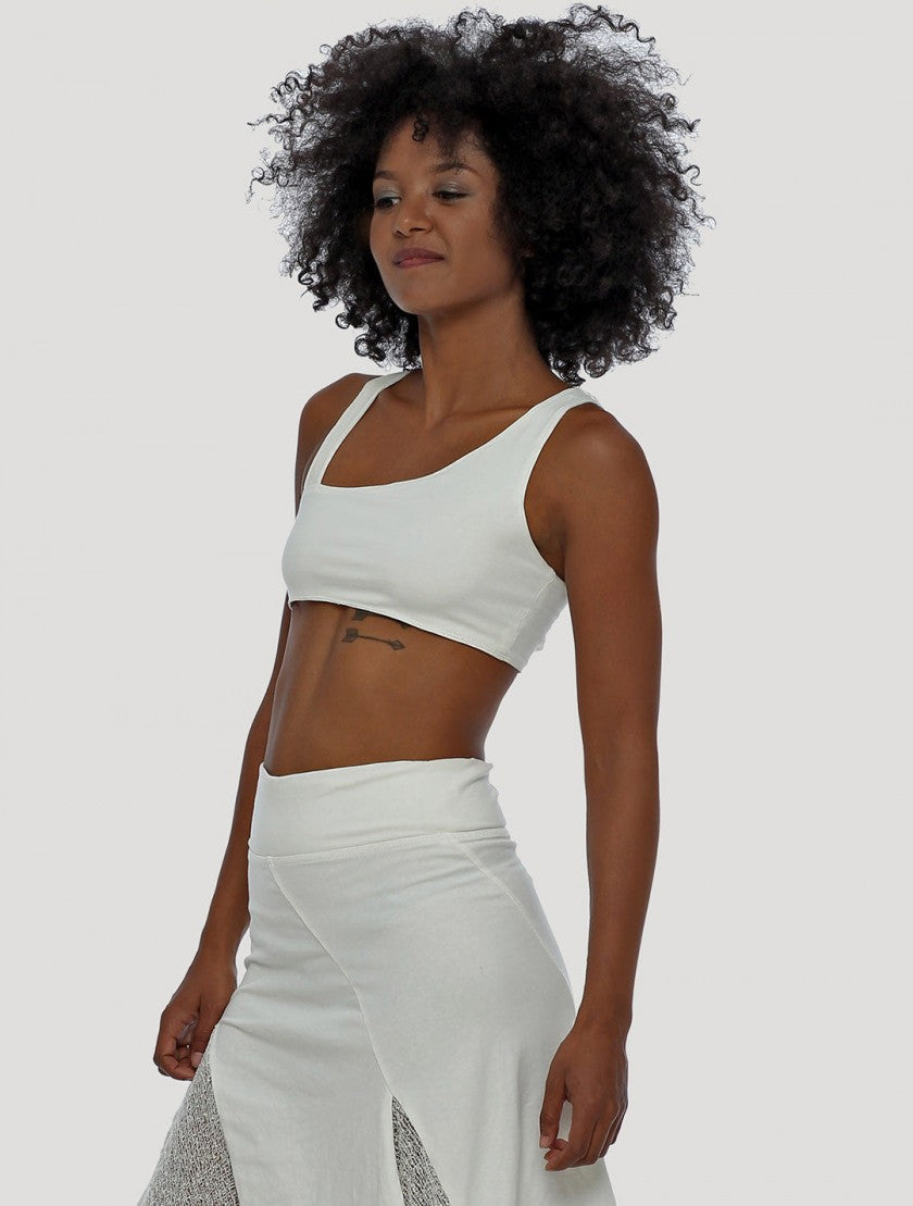 LACED Top top In White