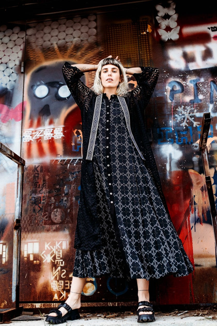 URBAN KIMONO BLACK