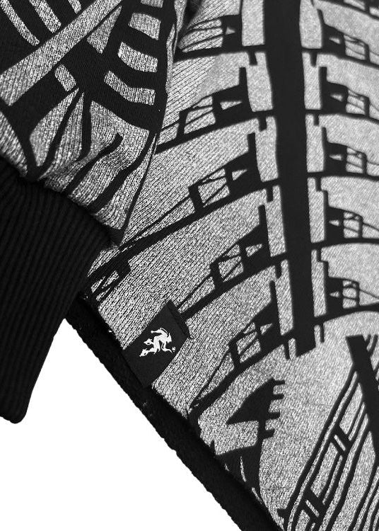 METROPOLIS Crop Top In Black