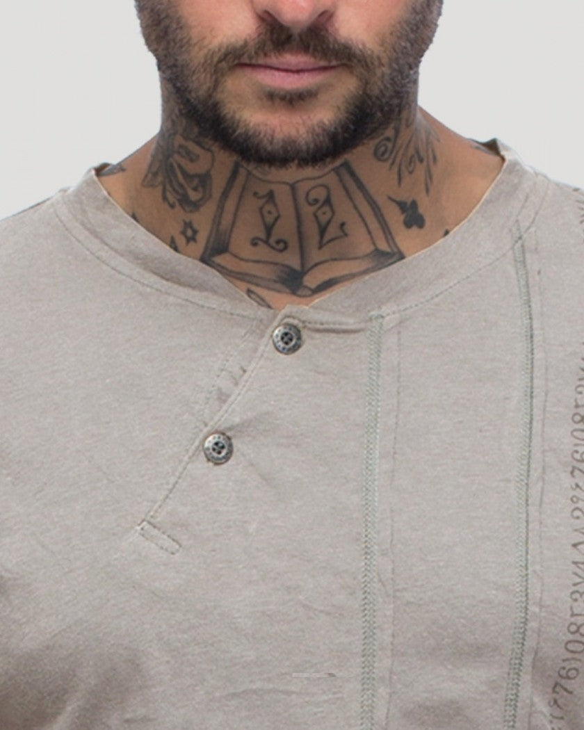 SERIAL ASYMMETRIC T-Shirt In Steel