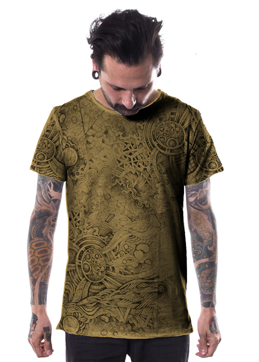 OVERTONES T-Shirt In Musterd