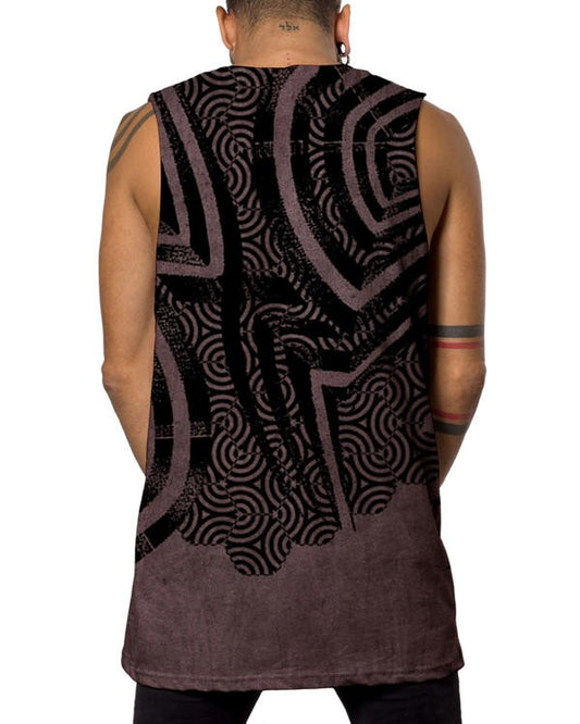 SHIBA Tank Top In Hamra Wash