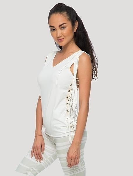 PISCES Top In Off-White