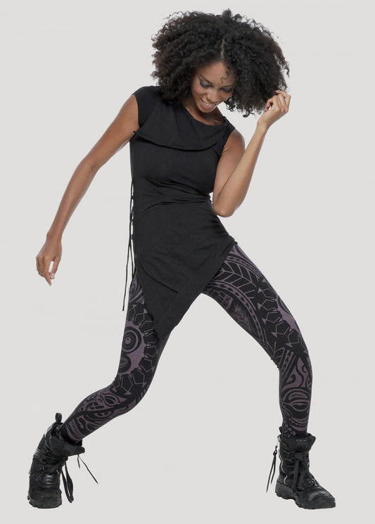 TRULY Asymmetrical Tunic In Black