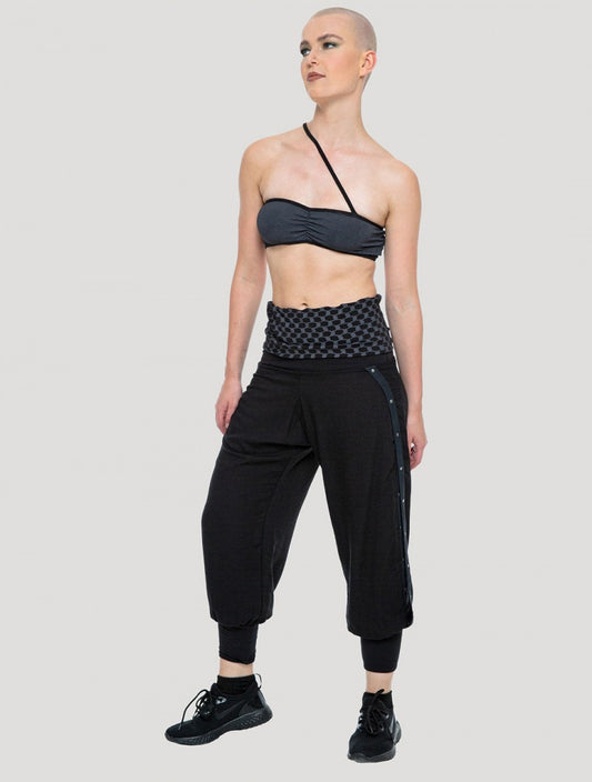 Kafiya Harem Pants In Black
