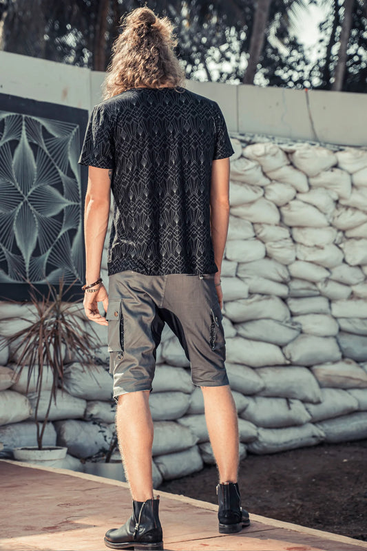 3/4 TAZER Pants In Dark Grey