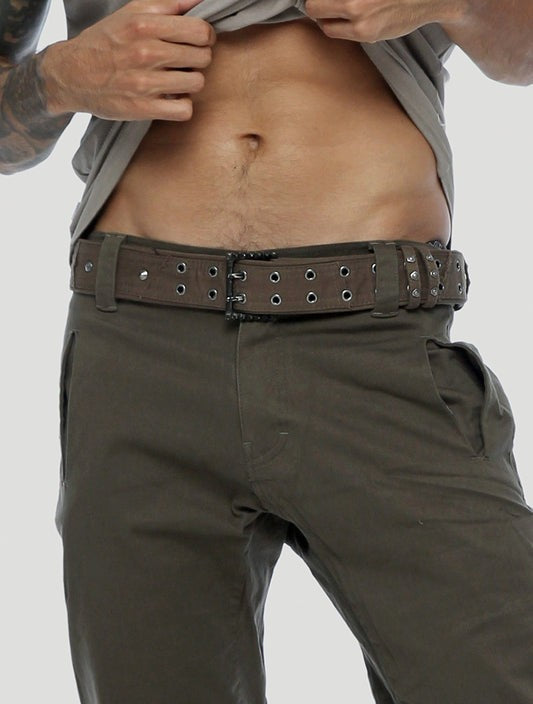 PECOA VAGGIE Olive Belt