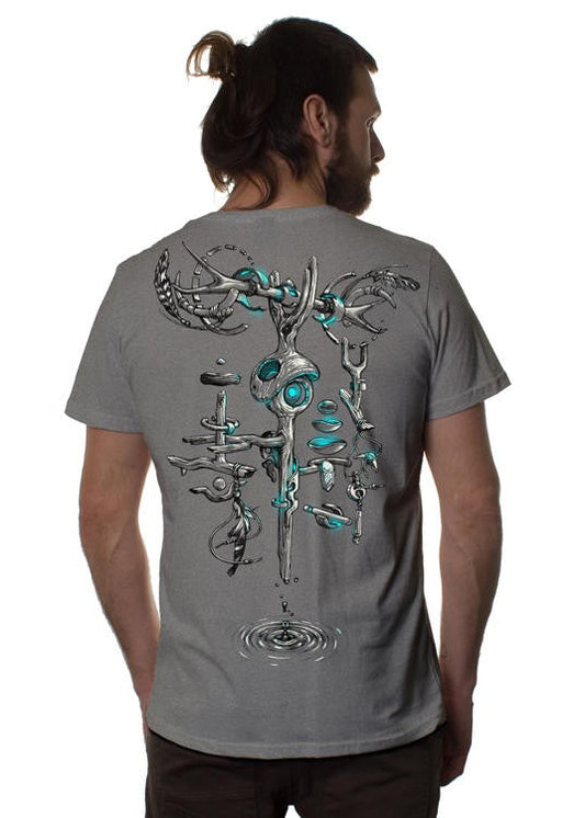 WIND KEY T-Shirt In Grey