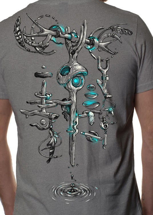 WIND KEY T-Shirt In Grey
