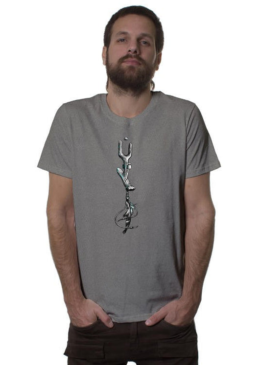 WIND KEY T-Shirt In Grey