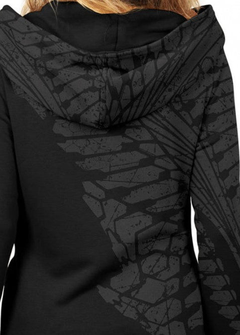 XTEX ZIP Hood Sweat In Black