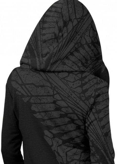 XTEX ZIP Hood Sweat In Black