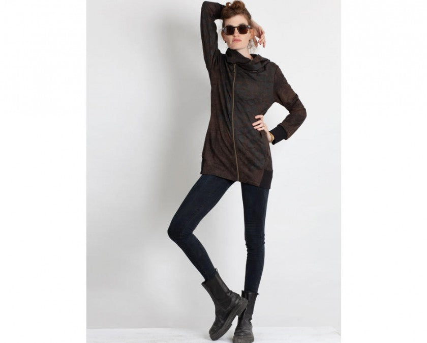 XTEX ZIP Hood Sweat In Black