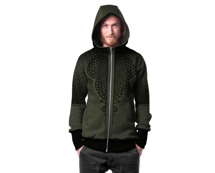 MARK Hooded Jacket In Olive