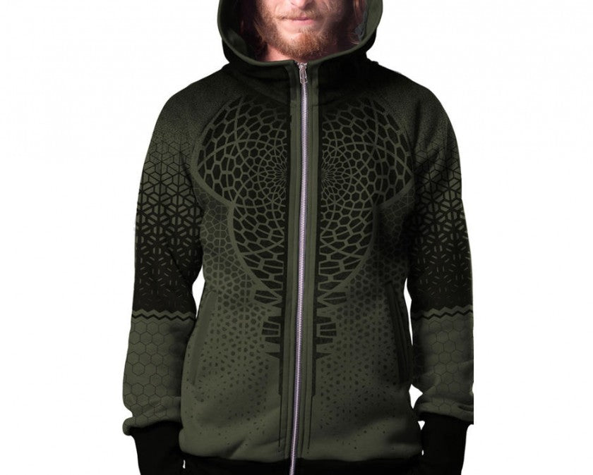 MARK Hooded Jacket In Olive