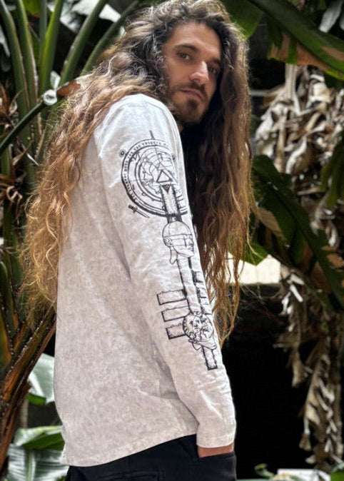 ALCHEMIST Long Sleeve Shirt In White