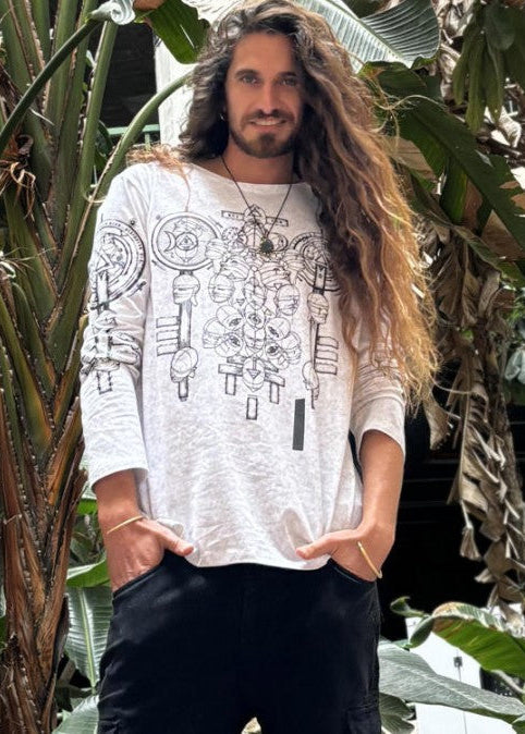 ALCHEMIST Long Sleeve Shirt In White