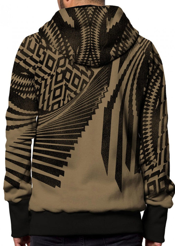 ATAR Zipped Hood In Moka