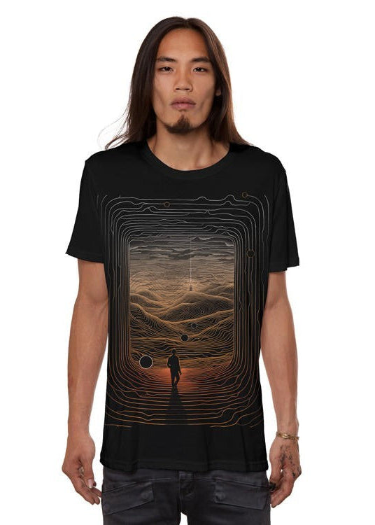 MOUNTAINS T-Shirt In Black
