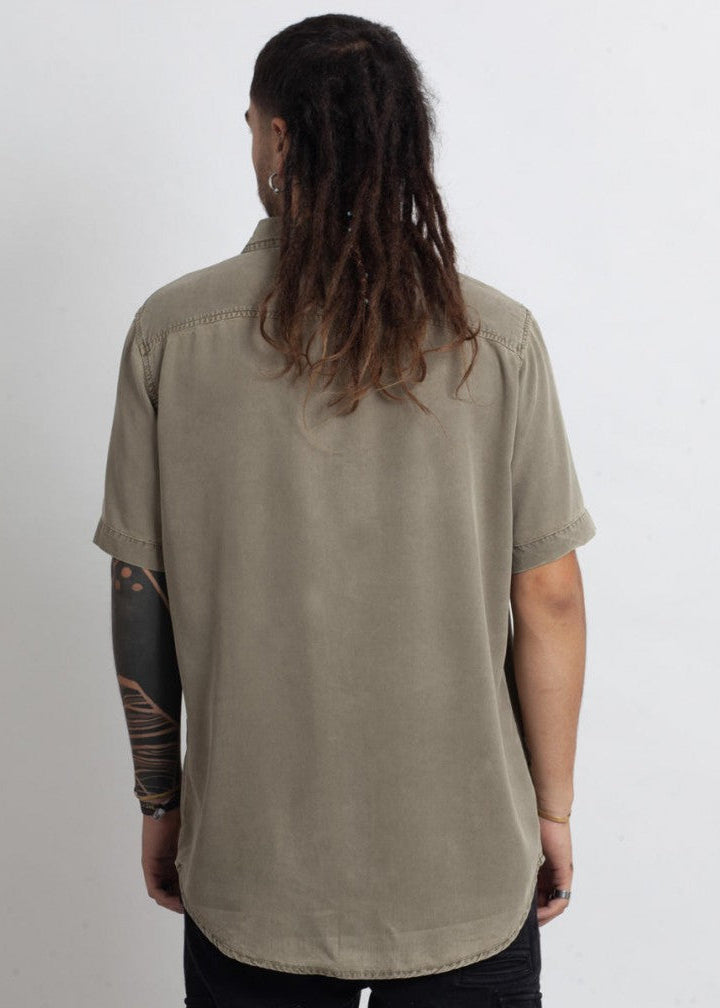 OR Button Shirt In Green Wash