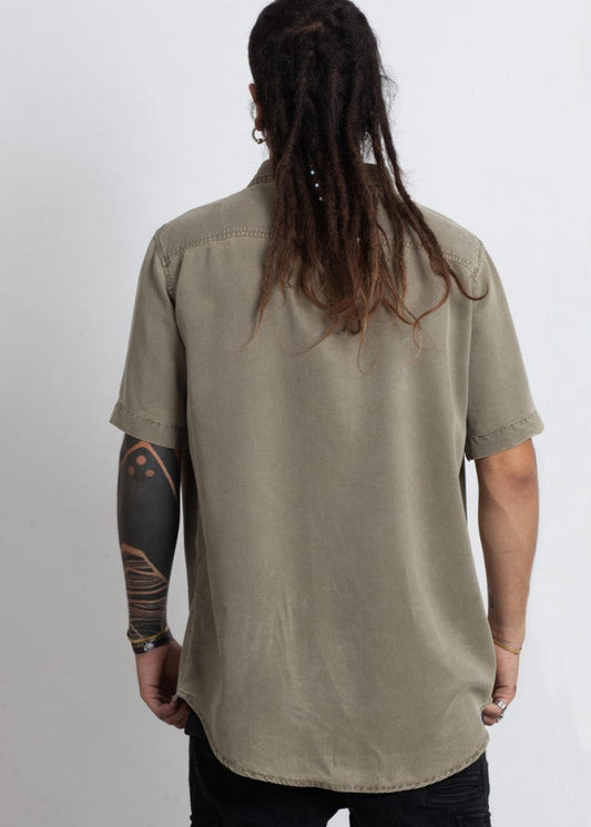 OR Button Shirt In Green Wash