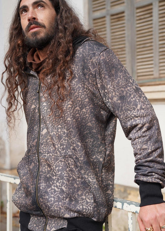 ALL OVER HOOD LABIRINTH