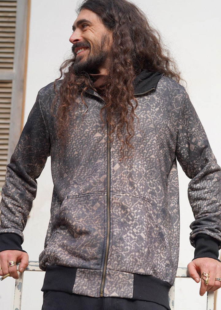 ALL OVER HOOD LABIRINTH