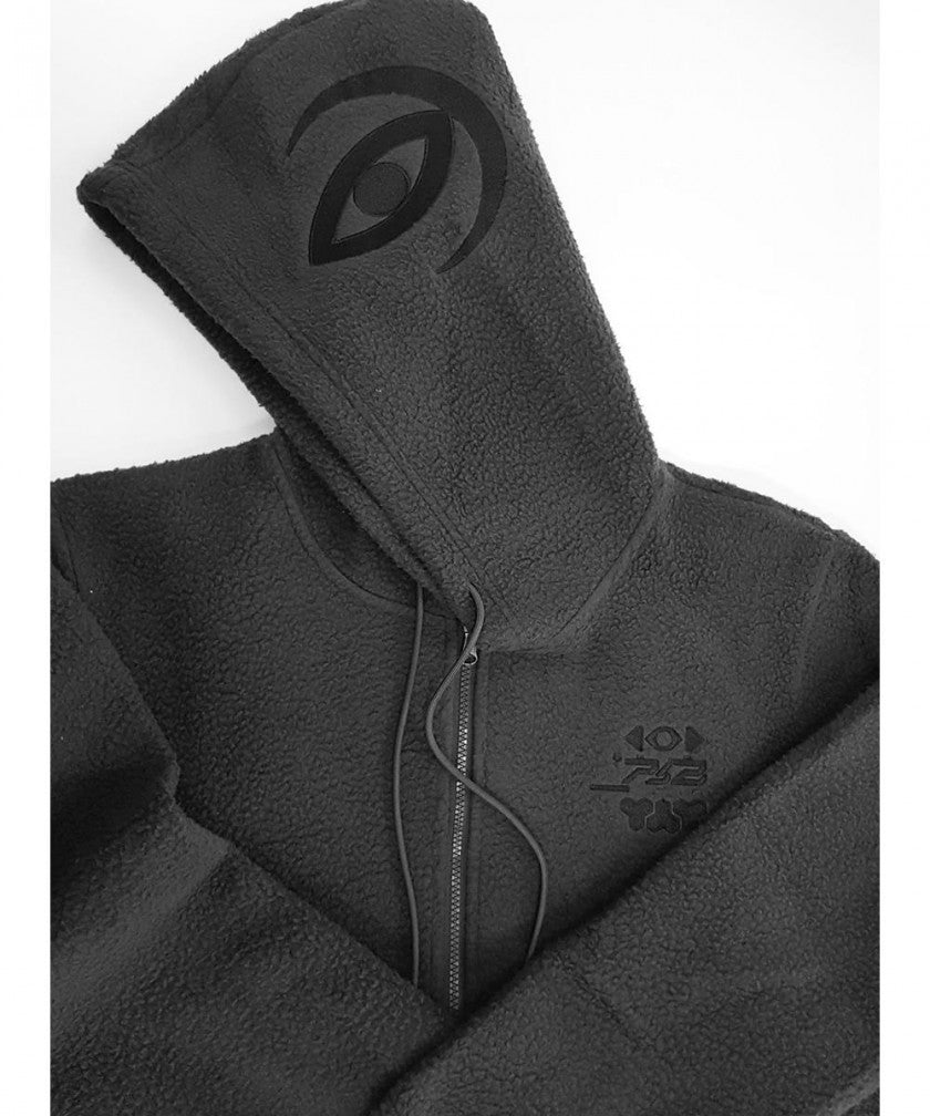 CEBURASHKA Hooded Jacket In Grey
