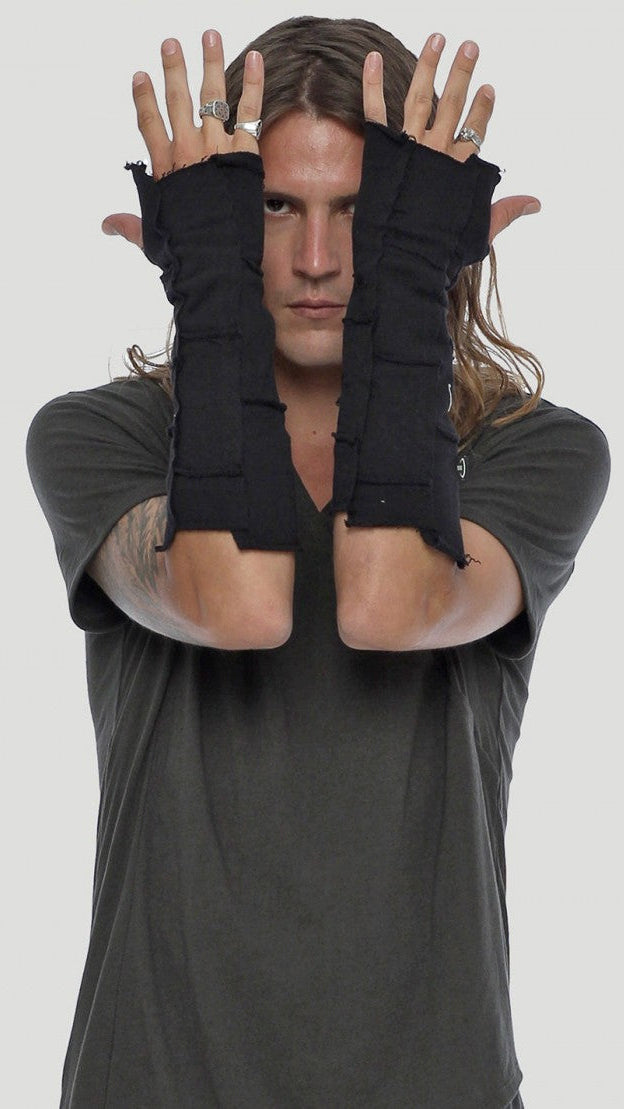 PATCHWORK Gloves In Black