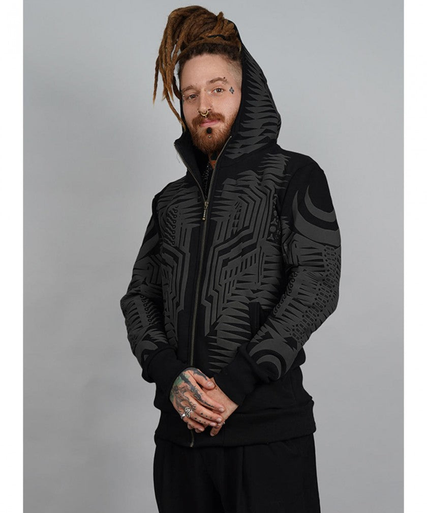 JETT Hooded Jacket In Black