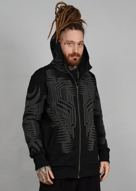 JETT Hooded Jacket In Black