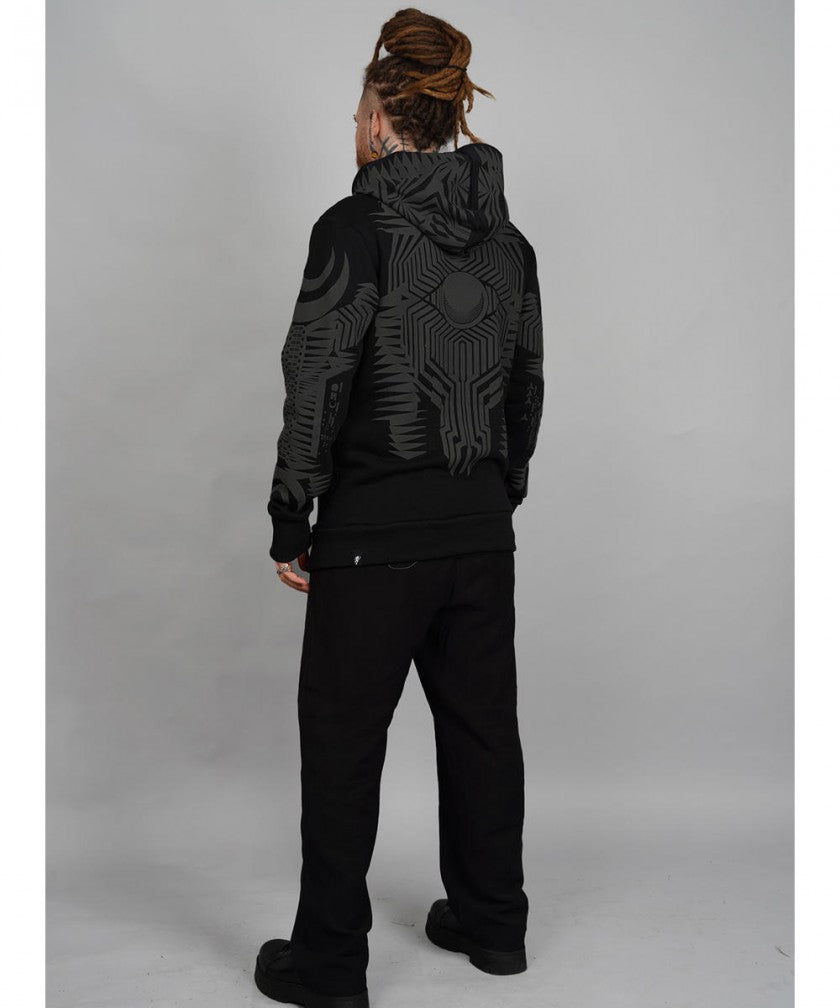 JETT Hooded Jacket In Black