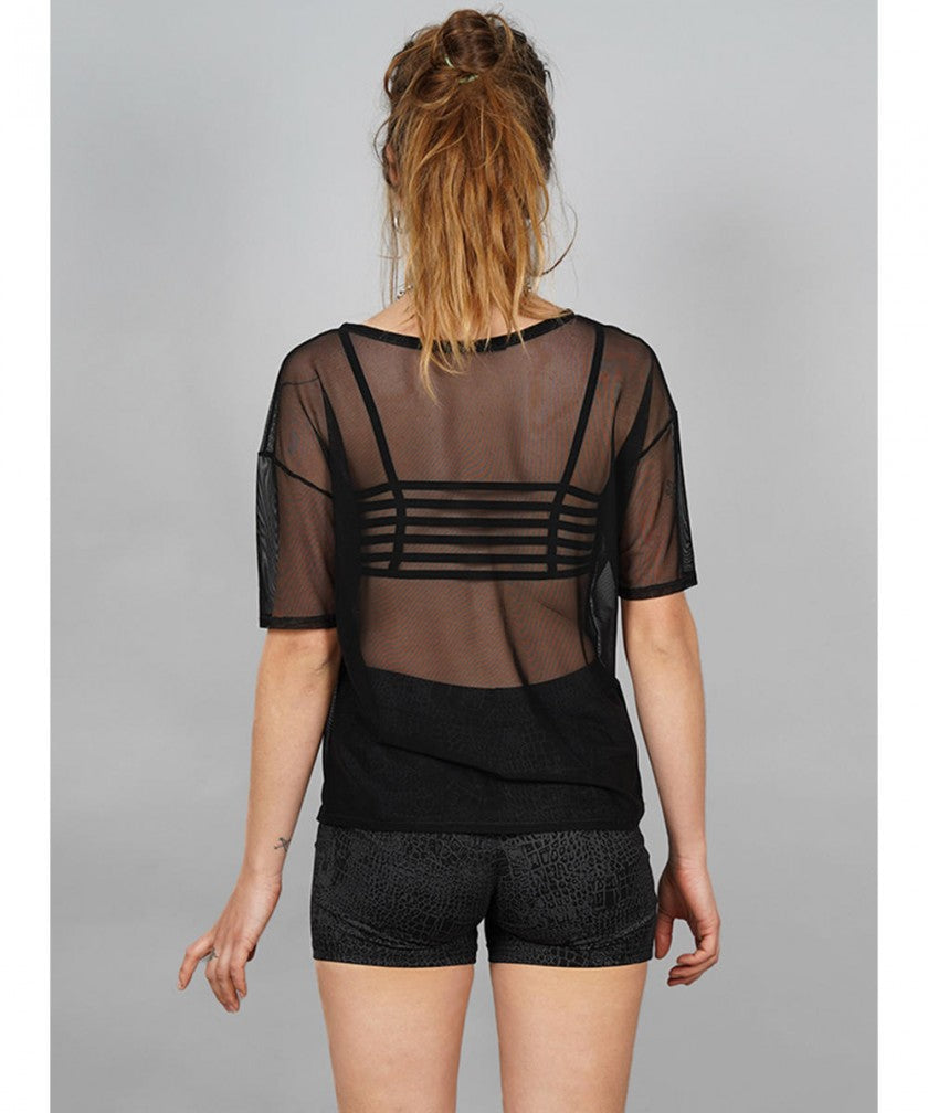 REPTILIA Shorts In Black