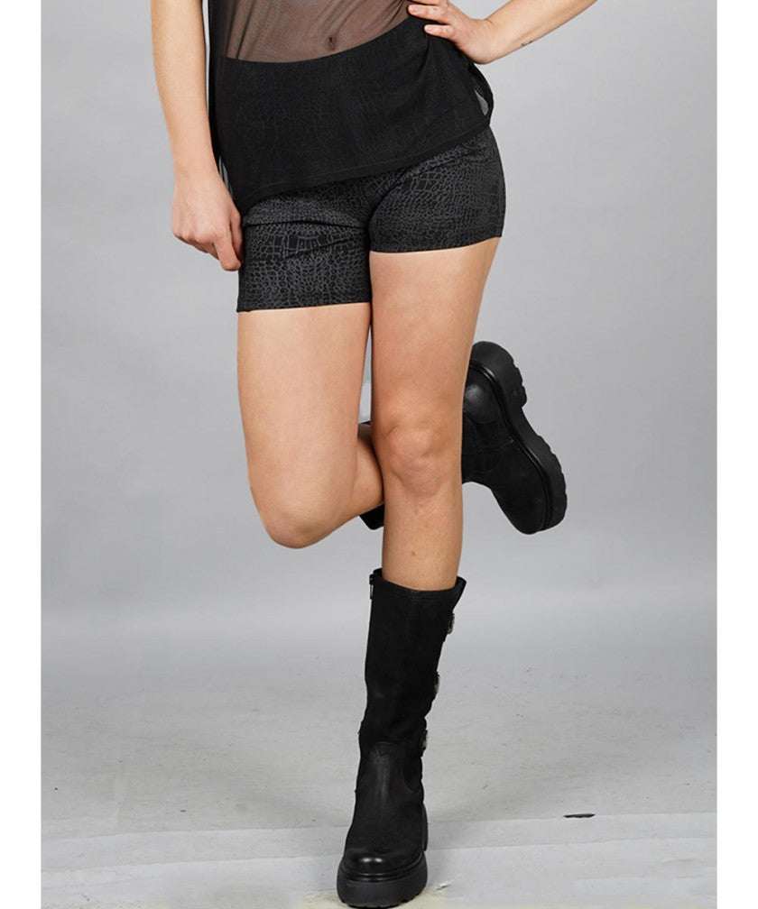 REPTILIA Shorts In Black