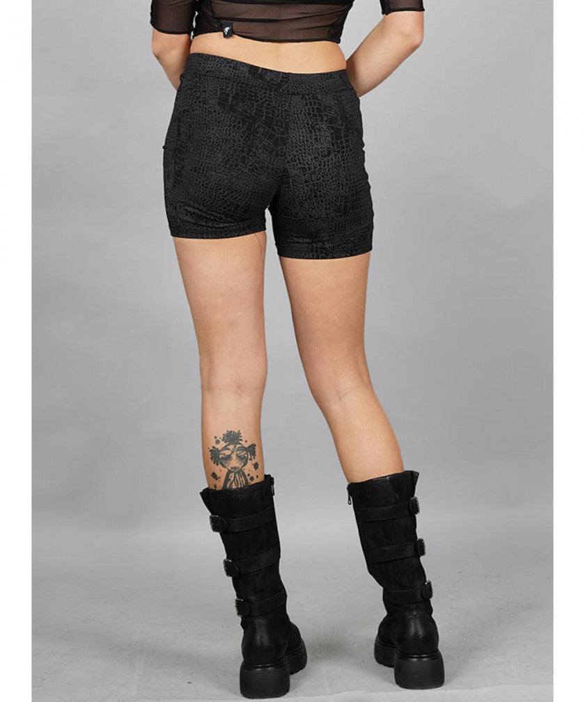 REPTILIA Shorts In Black