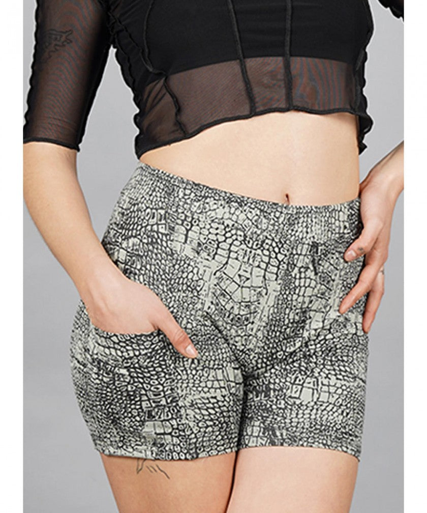 REPTILIA Shorts In Olive