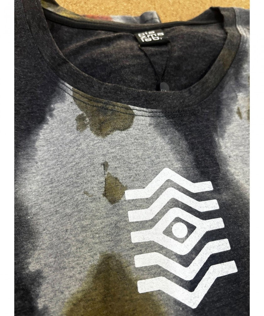 SOLOS T-Shirt In Rust Grey Tie-Dye