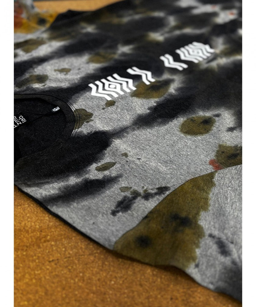 SOLOS T-Shirt In Rust Grey Tie-Dye