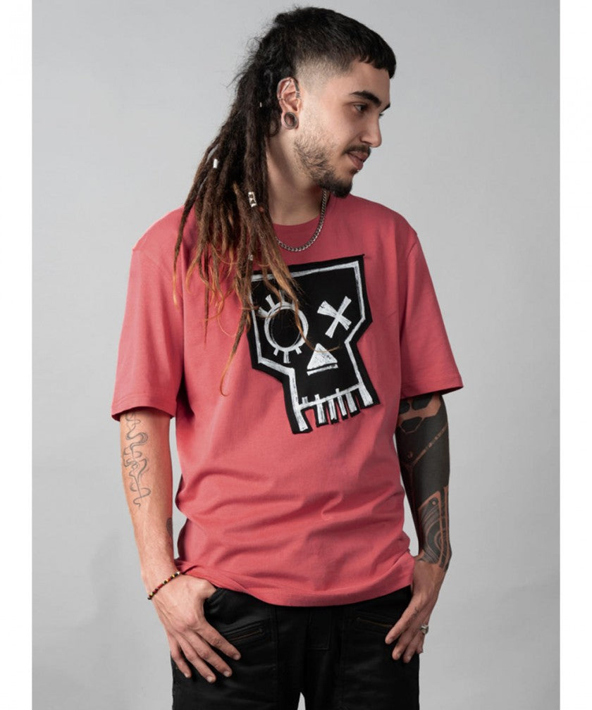 JOLLY ROGER T-Shirt In Red