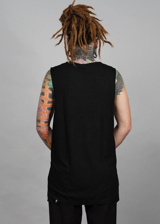 SHALVATA Tank Top In Black