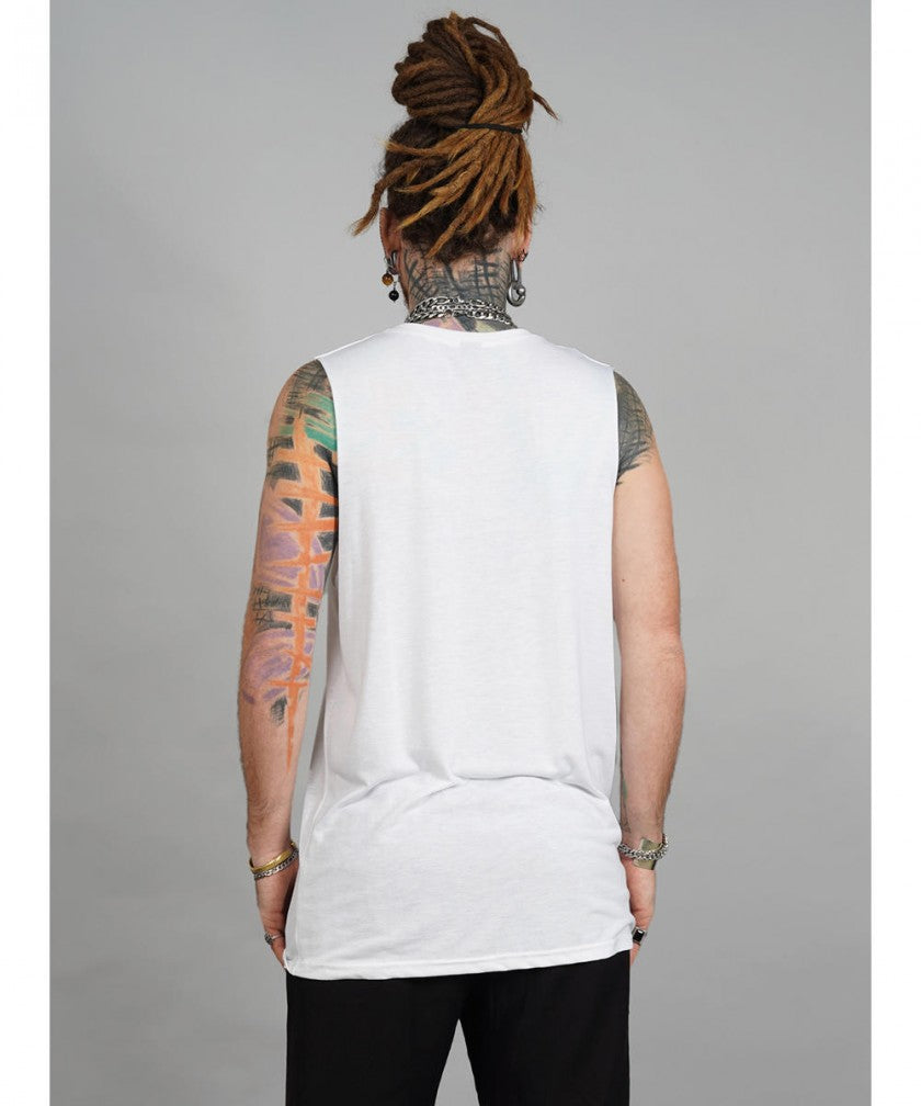 SHALVATA Tank Top In White